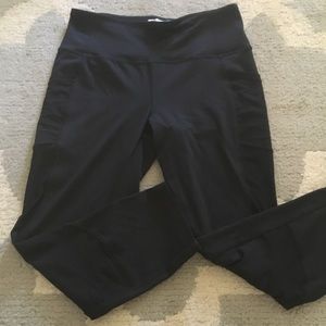 Cropped Black Active Leggings